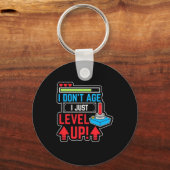 Gamer alleen maar omhoog sleutelhanger (Voorkant)