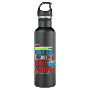 Gamer alleen maar omhoog waterfles 