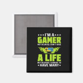Gamer Am A Gamer Magneet (Voorkant / Achterkant)