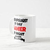 Gamer Antropoloog Koffiemok (Voorkant links)