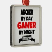 Gamer Archer Metalen Ornament (Rechts)