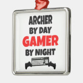 Gamer Archer Metalen Ornament (Links)