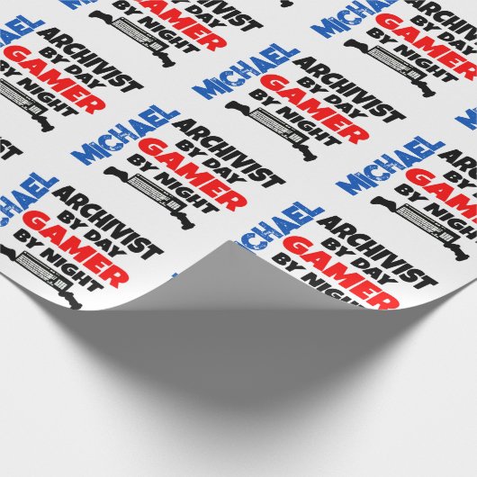 Gamer Archivist Cadeaupapier (Hoek)