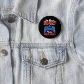 Gamer Art Dad Time Speel Video Games Ronde Button 5,7 Cm (In situ)