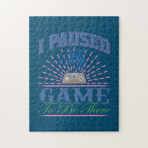 Gamer Art dat ik mijn spel heb gepauzeerd om hier Legpuzzel