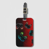Gamer Art Gaming Controller Bagagelabel (Voorkant (verticaal))