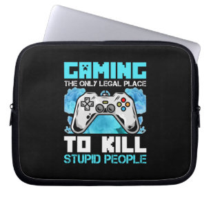 Gamer Art Gaming de enige wettelijke plek Laptop Sleeve