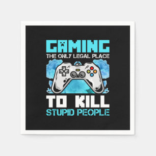 Gamer Art Gaming de enige wettelijke plek Servet