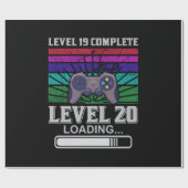 Gamer Art Level 20-belasting Cadeaupapier (Vlak)