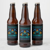Gamer Art Level 38 ontgrendeld Bier Etiket (Flessen)