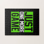 Gamer Art nog maar één game Legpuzzel (Horizontaal)