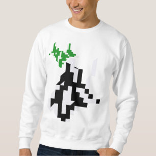 Gamer Athleisure Minimalist Pixel met lange mouwen Trui