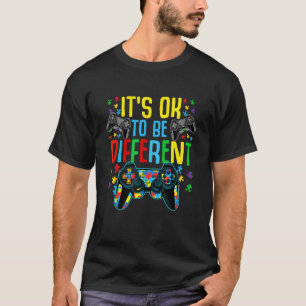 Gamer Autism Awareness Gaming for Boys Mannen T-shirt