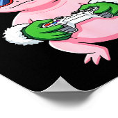 Gamer Axolotl Christmas Shirt Funny Video Game San Poster (Hoek)