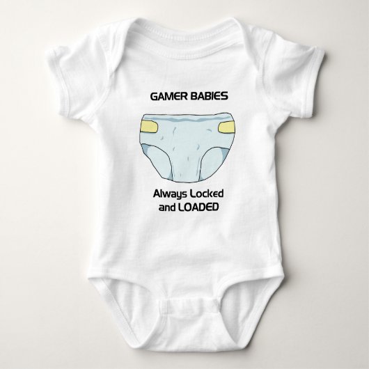 Gamer baby romper (Voorkant)