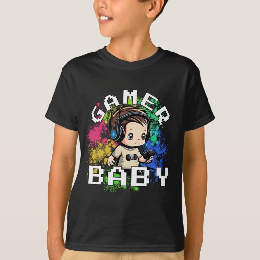 Gamer Baby T-Shirt (Voorkant)