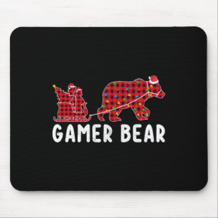 Gamer Beer Sleigh Kerstmis Familie Matching Xmas P Muismat