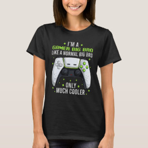 Gamer Big Bro Gaming Shirten, Fun Video Game Geek T-shirt