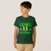 gamer Birthday word art unisex 11th T-Shirt (Voorkant volledig)