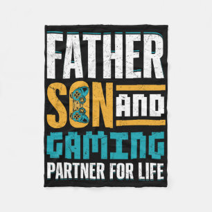 Gamer Bond – Vader en zoon spelen samen Fleece Deken