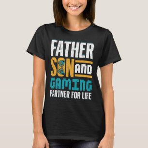 Gamer Bond – Vader en zoon spelen samen T-shirt