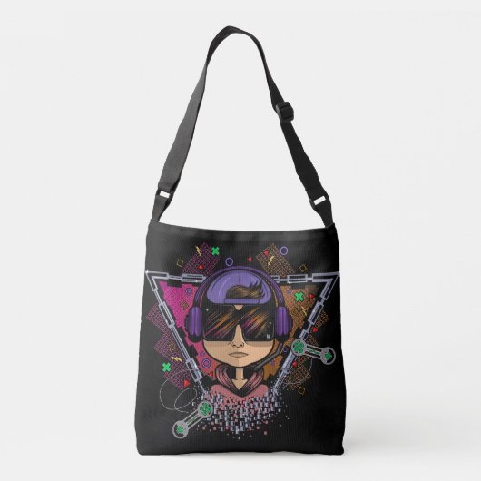 Gamer Boy Crossbody Tas (Achterkant)