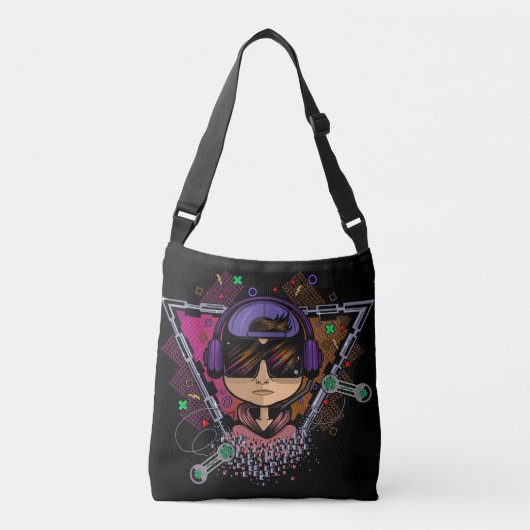Gamer Boy Crossbody Tas (Voorkant)