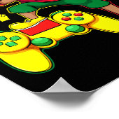 Gamer Boy Dabbing Juneteenth Videogame-controller Poster (Hoek)