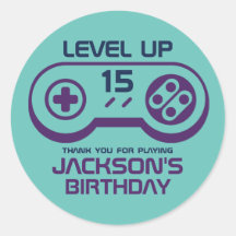 Gamer Boy Gaming Level Up Video Games Birthday