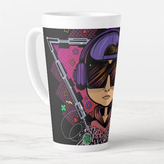 Gamer Boy Latte Mok (Linkerhoek)