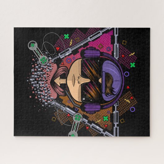 Gamer Boy Legpuzzel (Horizontaal)