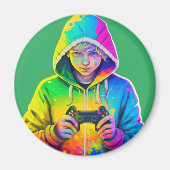 Gamer Boy Magneet (Voorkant)