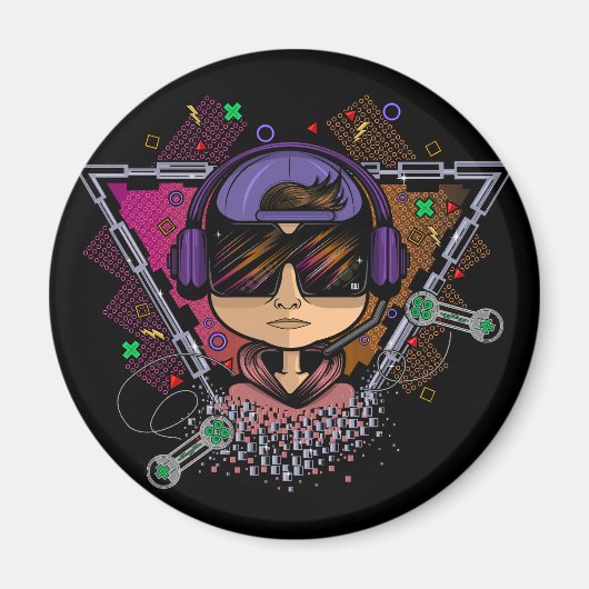 Gamer Boy Magneet (Voorkant)