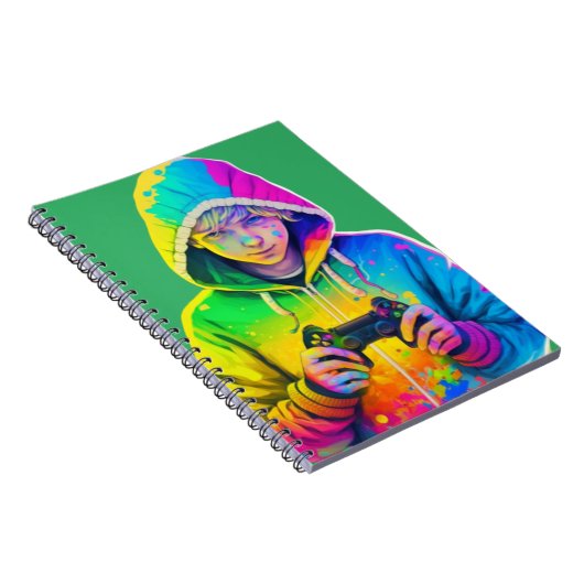 Gamer Boy Notitieboek (Rechterzijde)