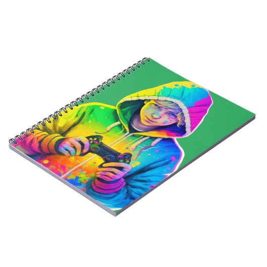 Gamer Boy Notitieboek (Linkerzijde)