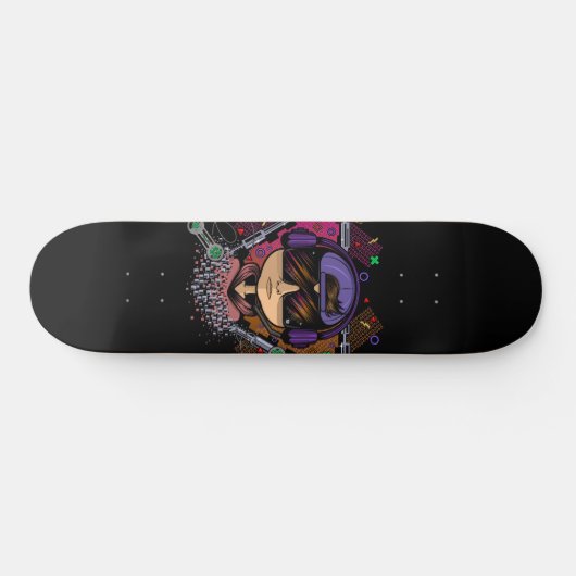 Gamer Boy Persoonlijk Skateboard (Horizontaal)