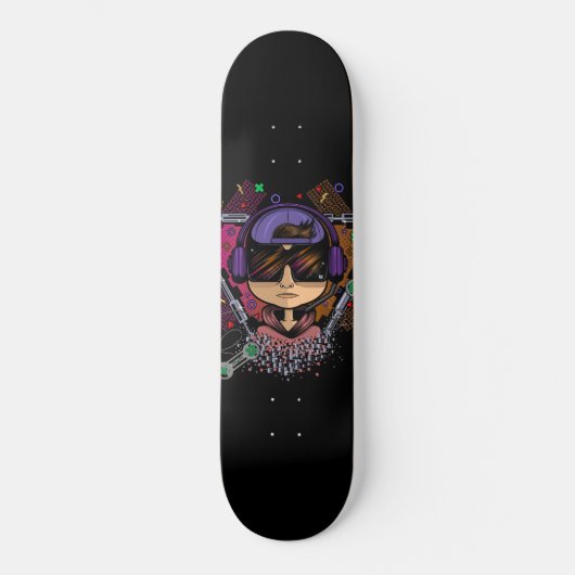 Gamer Boy Persoonlijk Skateboard (Voorkant)