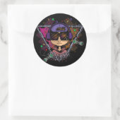 Gamer Boy Ronde Sticker (Tas)