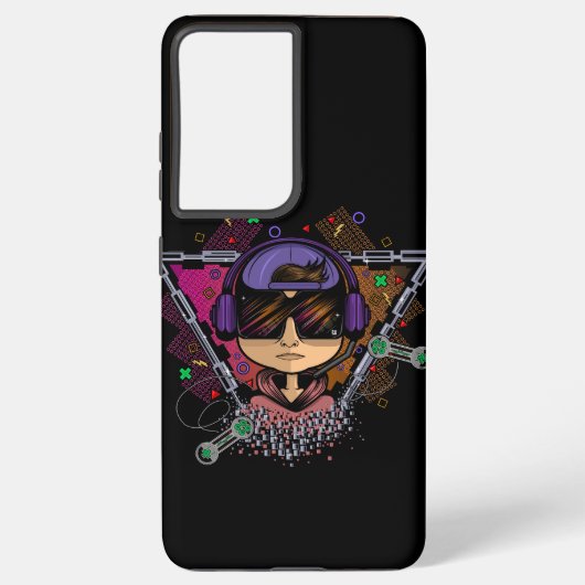 Gamer Boy Samsung Galaxy Hoesje (Achterkant)