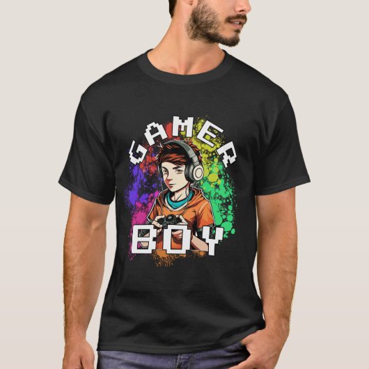 Gamer Boy T-Shirt (Voorkant)
