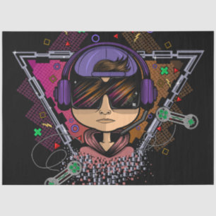 Gamer Boy Tissuepapier