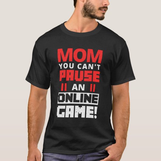 Gamer Boy Videogame Citaat T-shirt (Voorkant)