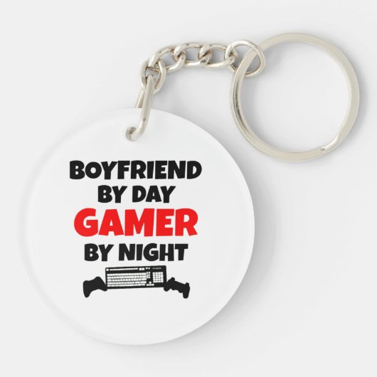 Gamer Boyfriend Sleutelhanger (Achterkant)