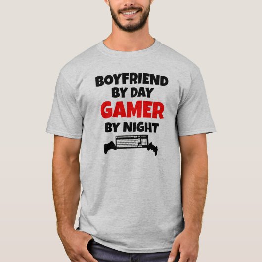 Gamer Boyfriend T-shirt (Voorkant)