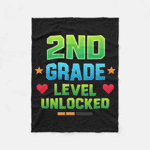 Gamer Boys Ck naar school 2e klas eerste dag tweed Fleece Deken