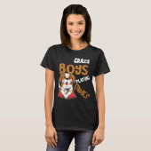 Gamer Boys Gamer Dog Consoles Player Video Game Ga T-shirt (Voorkant volledig)