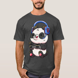 Gamer boys Gaming Funny Panda Gifts Kinder Teen T-shirt
