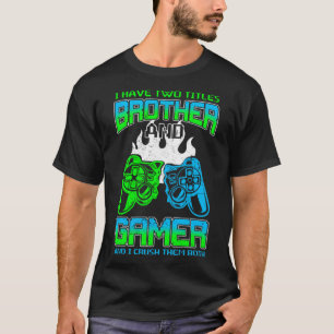 Gamer boys Kinder Ideaal Video Games Brother Gamin T-shirt