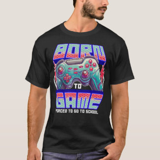 Gamer Boys ns Gamen Funny Geboren Om T-shirt