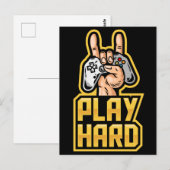 Gamer Briefkaart (Voorkant / Achterkant)